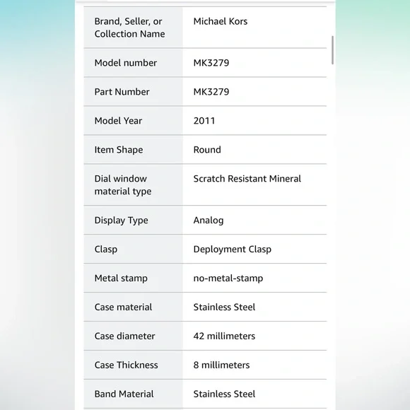 Michael Kors Slim Runway White Dial Stainless Steel Ladies Bracelet Watch MK3279 - Picture 6 of 9